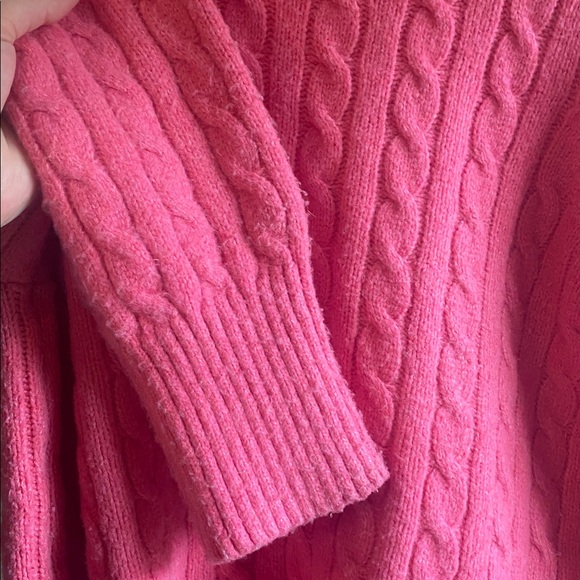 Jessica Simpson Bubble Gum Pink Turtleneck Sweater - Picture 3 of 6